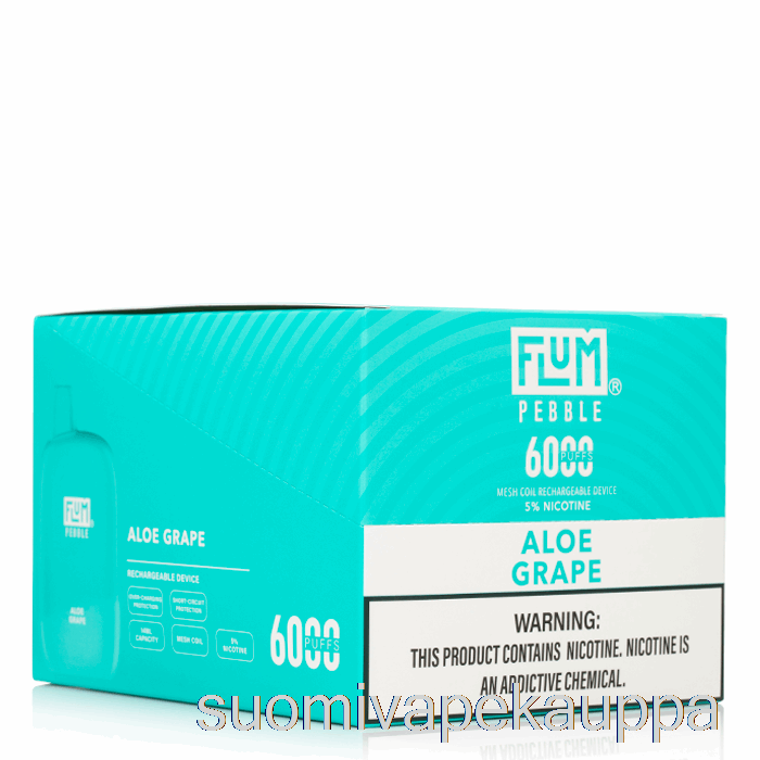 Vape Kauppa [10 Kpl] Flum Pebble 6000 Kertakäyttöinen